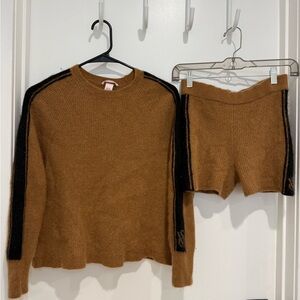 Victoria’s Secret Sweater and Shorts Lounge Set